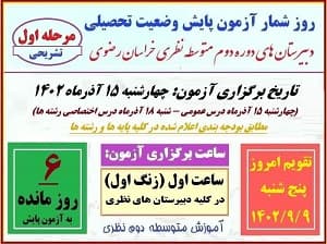 ازمون پایش وضعیت تحصیلی